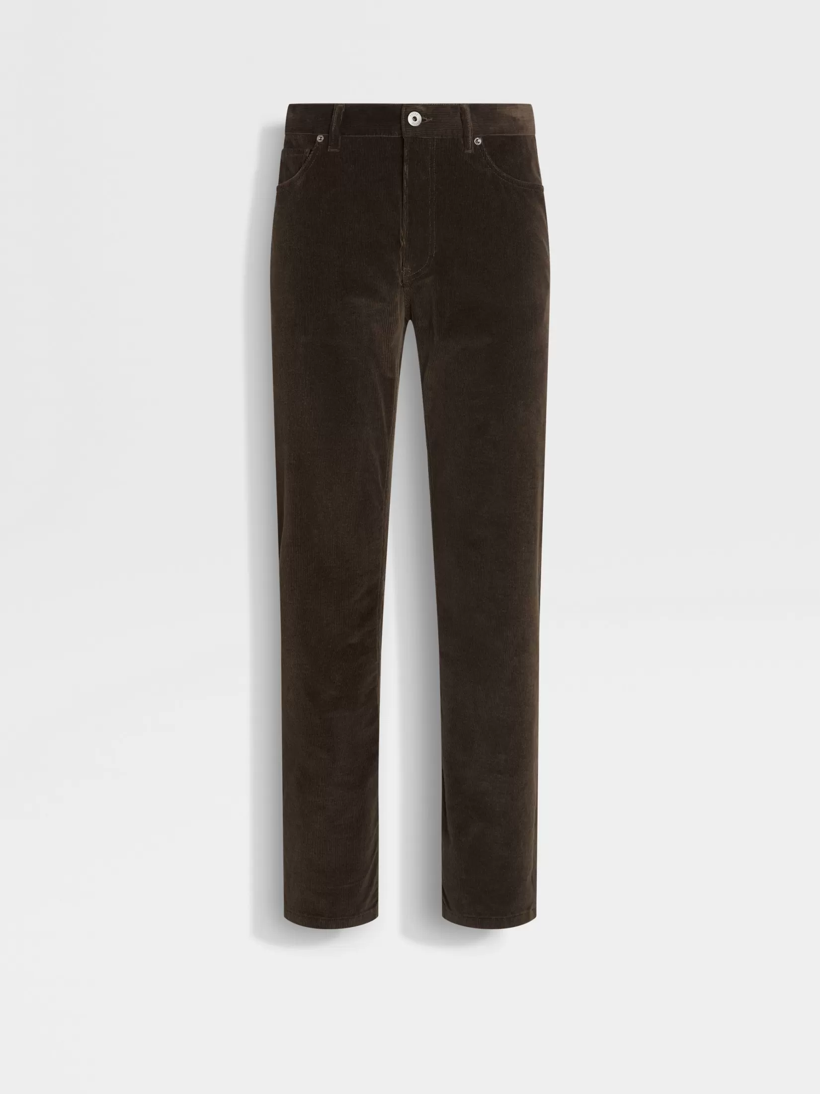 Online Pantaloni Roccia in Cashco Marrone Scuro Jeans