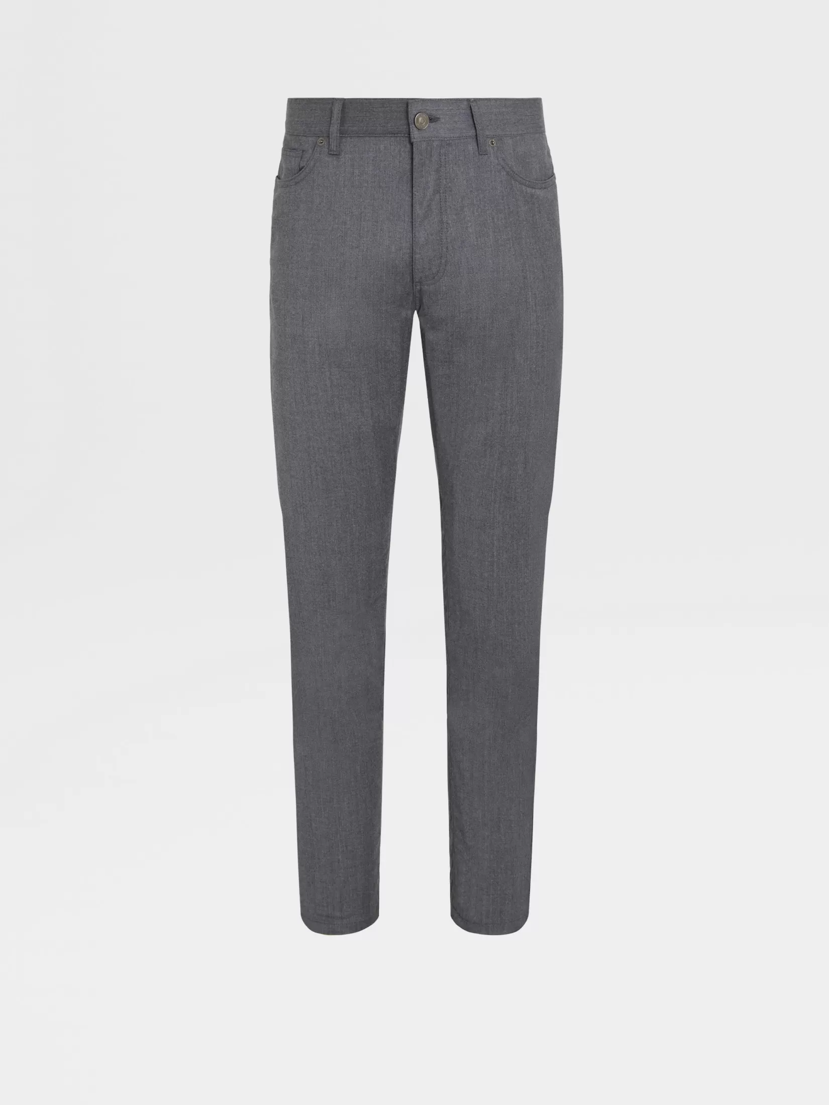 New Pantaloni Roccia in Lana Stone Wash Grigi Jeans