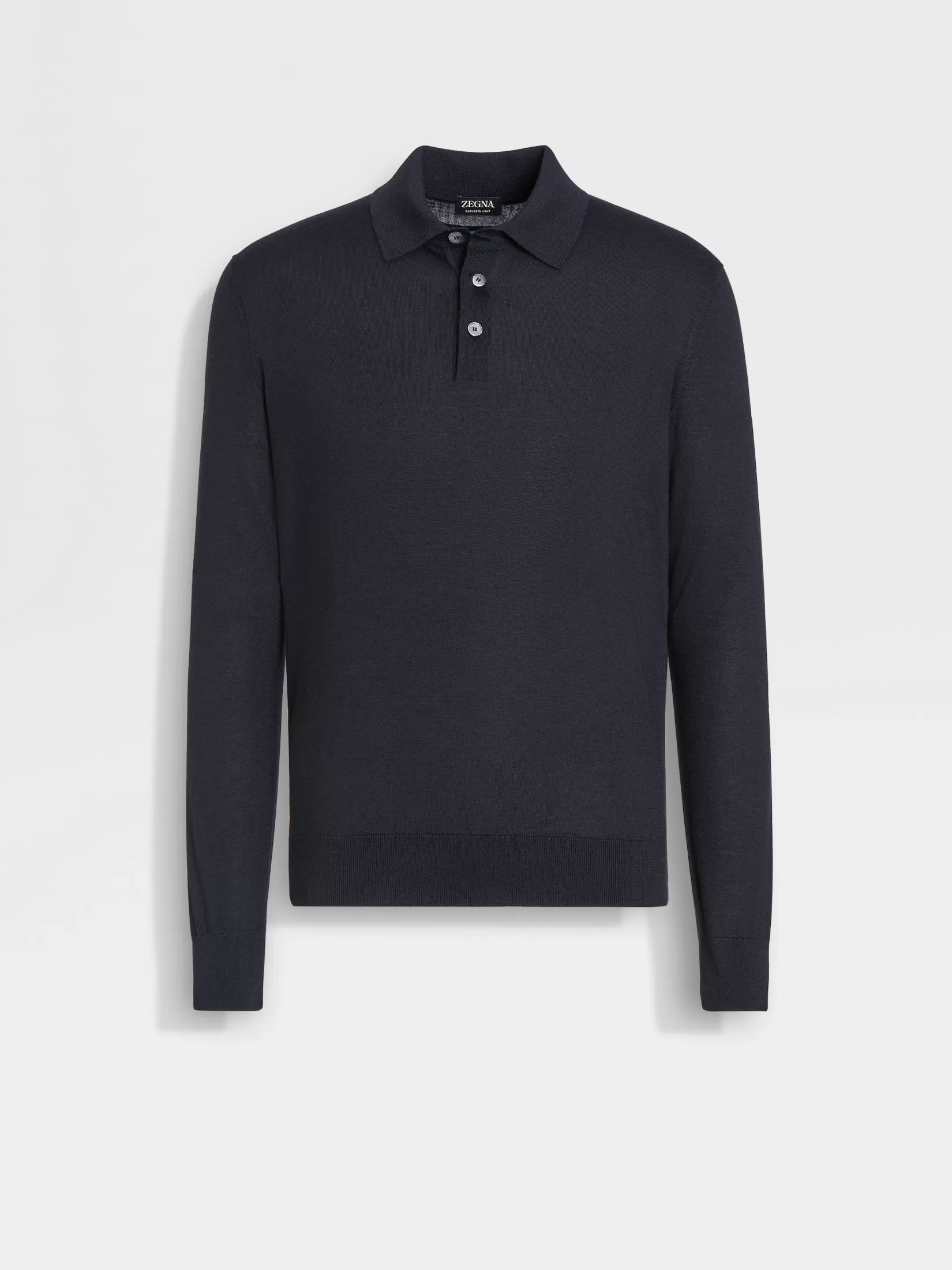 Cheap Polo in Cashseta Blu Navy Mélange Maglieria