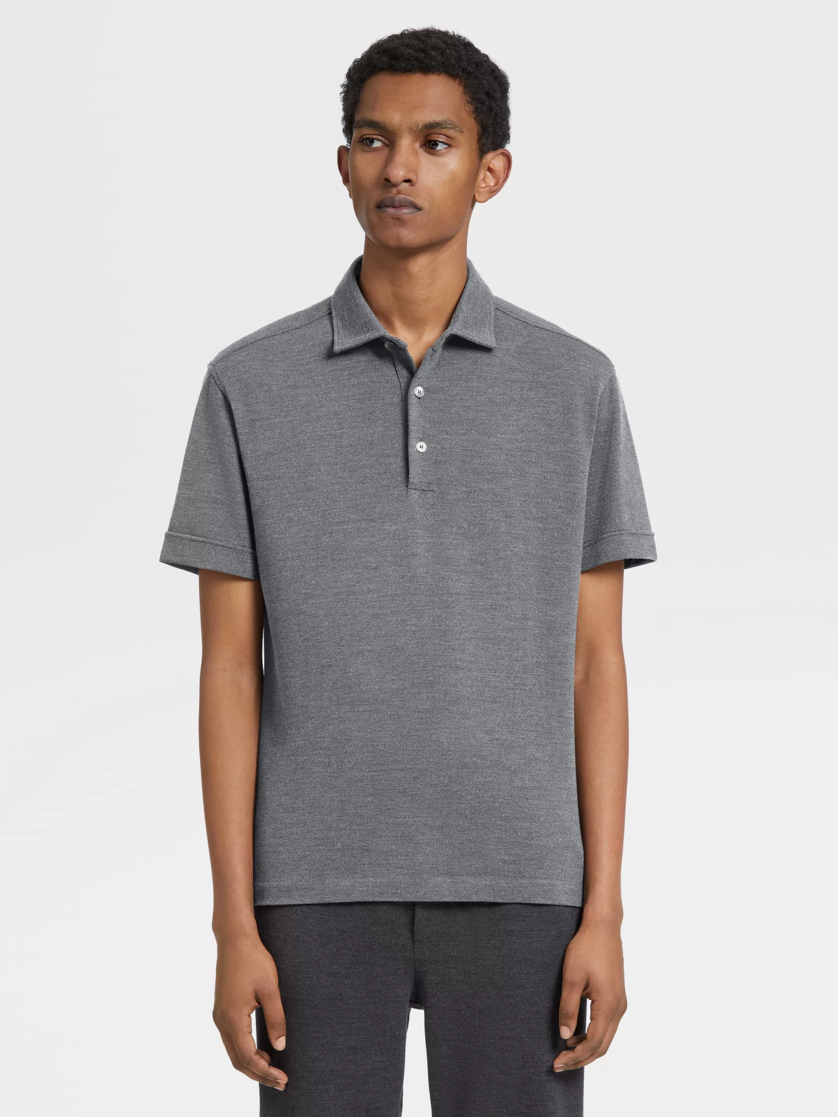Flash Sale Polo in Lana 12milmil12 Grigio Mélange Polo