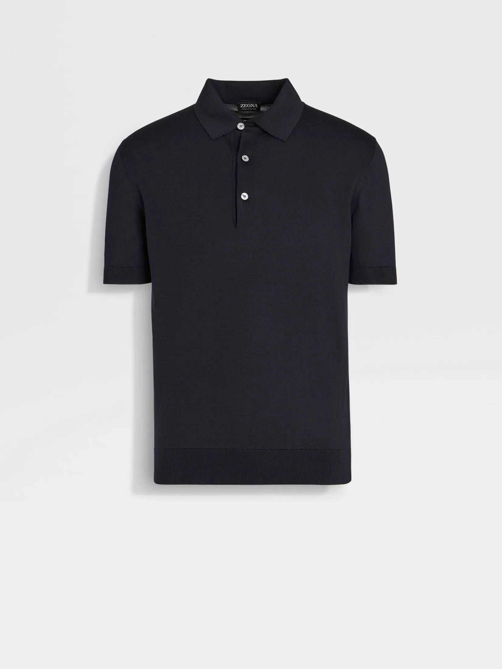 Best Sale Polo in Premium Cotton Blu Navy Maglieria