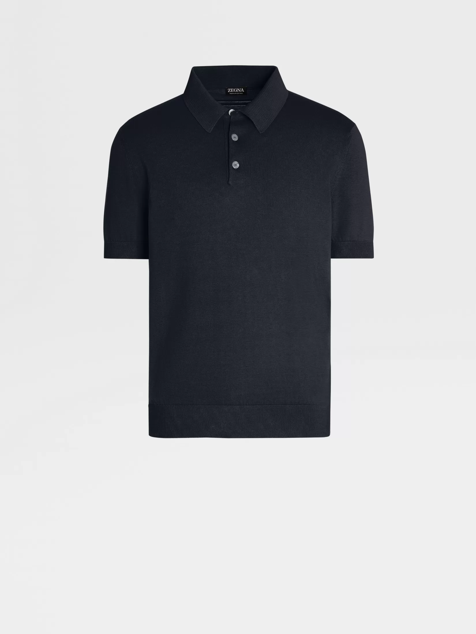 Store Polo in Premium Cotton Blu Navy Polo | Maglieria