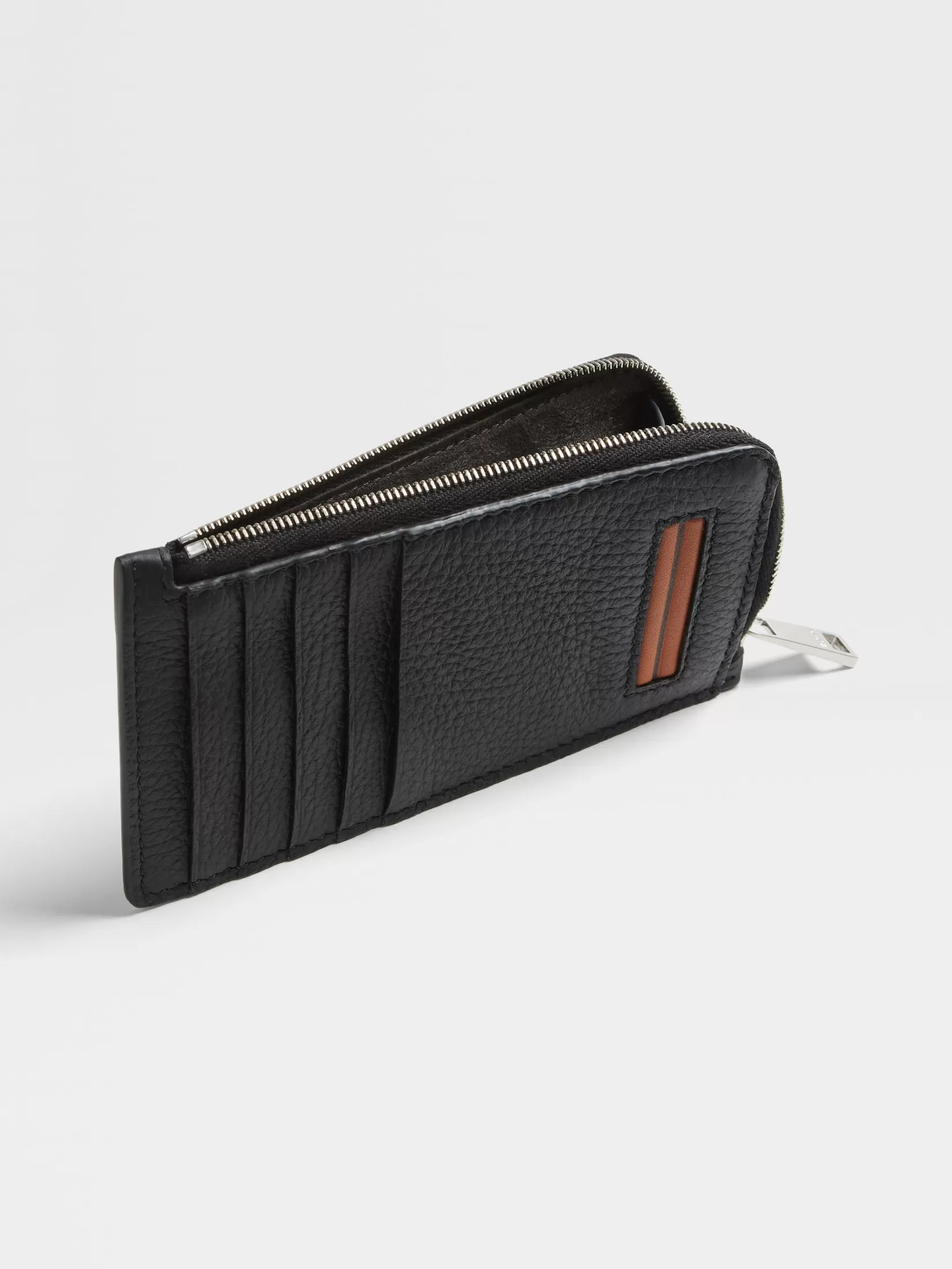 Flash Sale Portafoglio in Pelle di Cervo Nera Borse E Portafogli