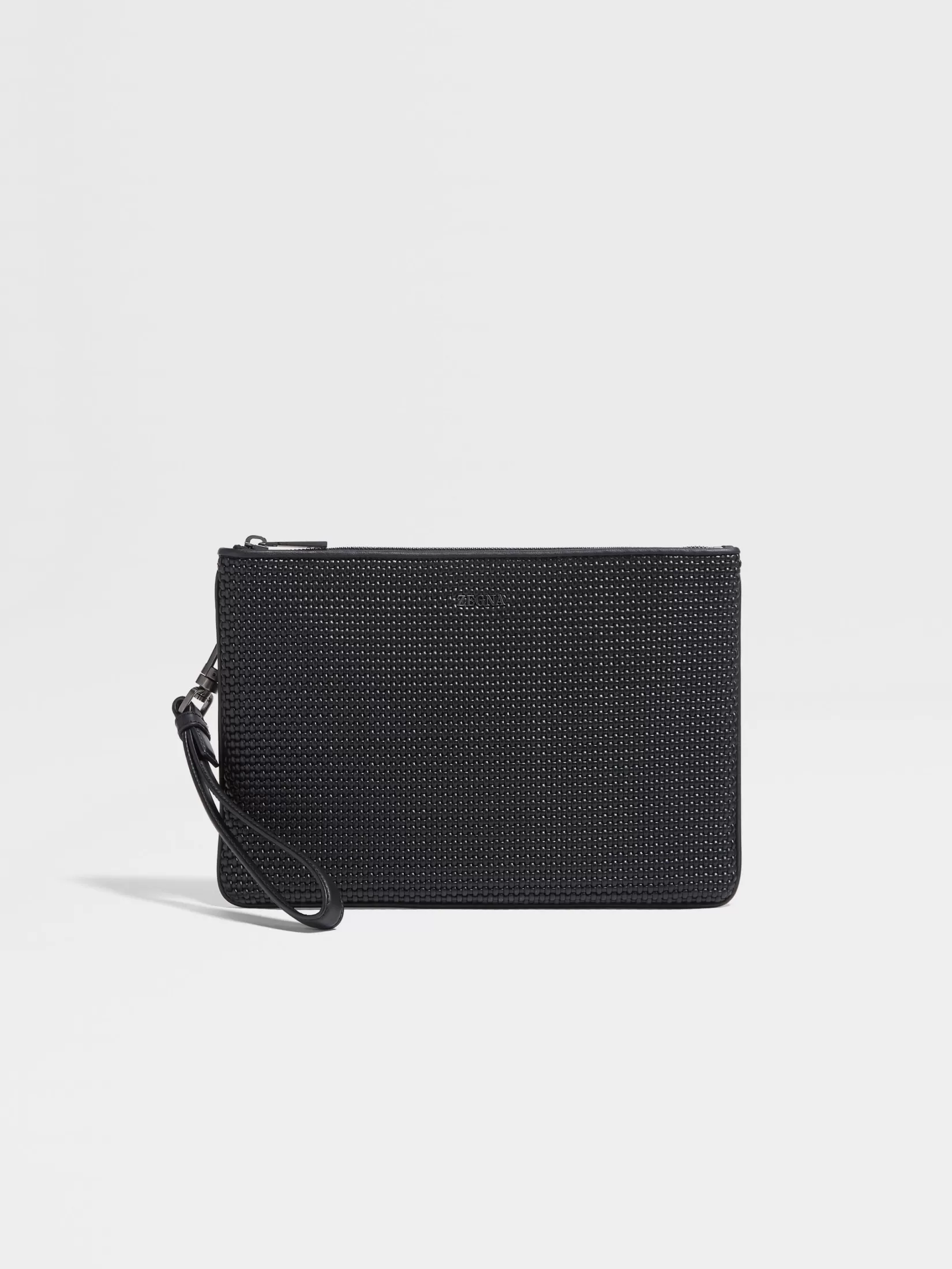 Best Sale Pouch in PELLETESSUTA™ Nera Borse E Portafogli