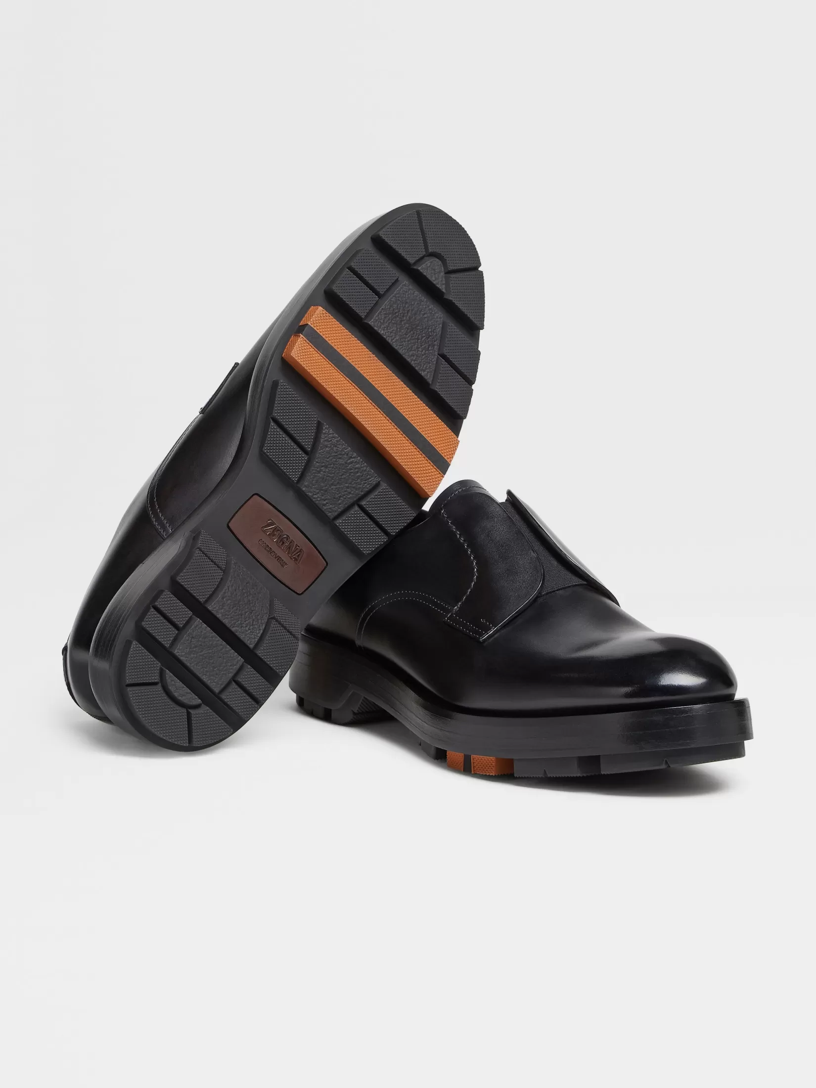 Cheap Scarpe Derby Udine in Pelle Nere Stringate