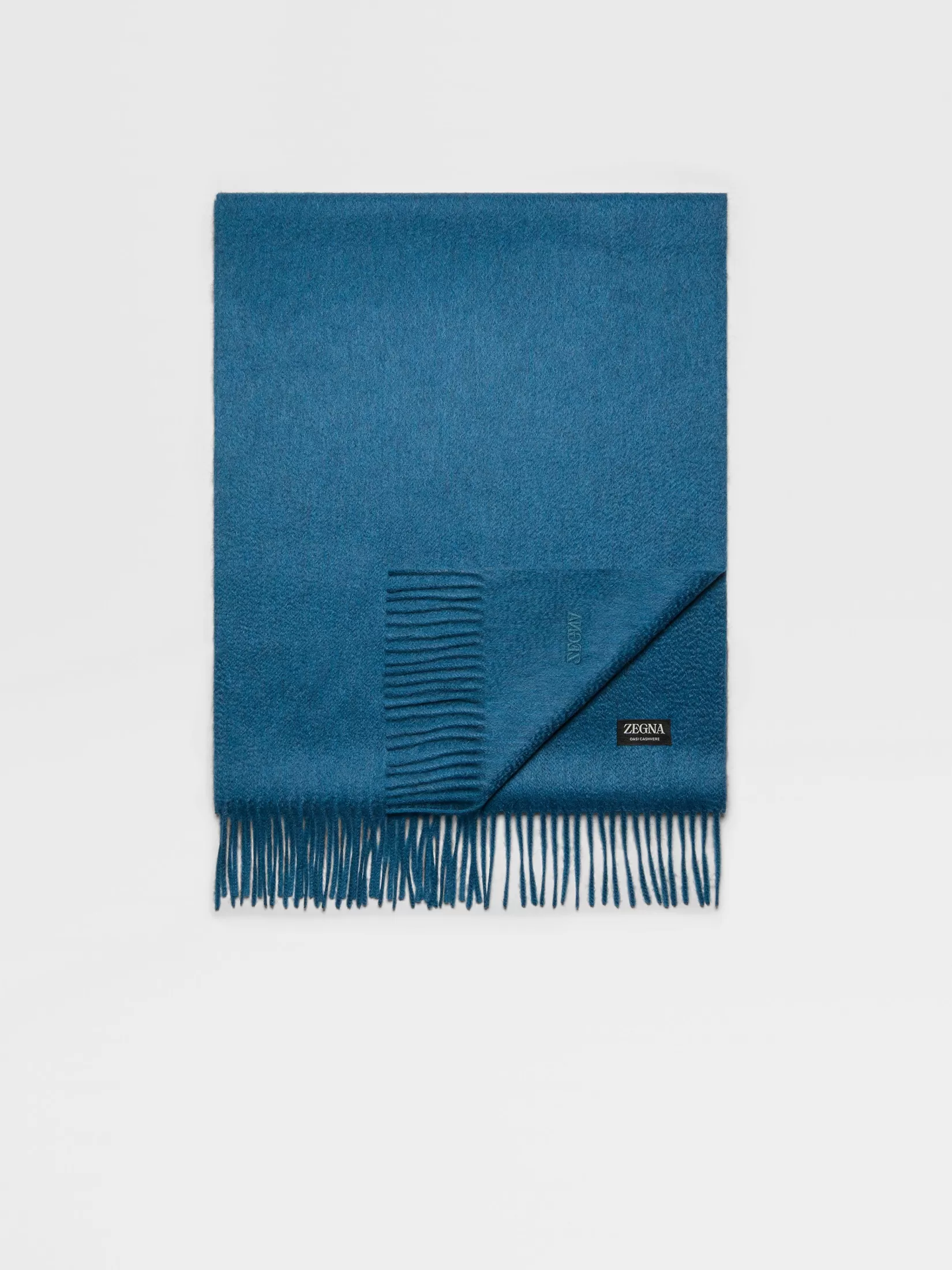 Best Sciarpa in Oasi Cashmere Blu Teal Morbidi Accessori | Guanti, Sciarpe E Cappelli