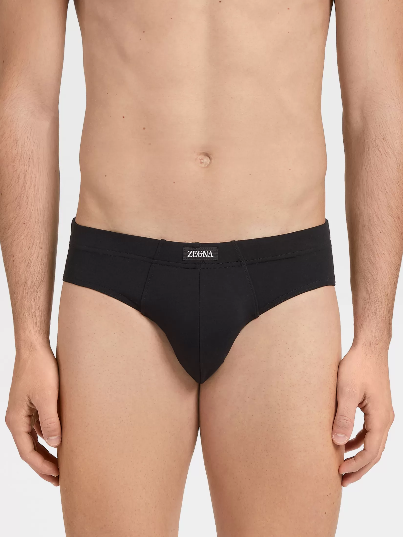 Clearance Slip a Vita Media in Modal Elasticizzato Neri Intimo E Calzini | Intimo E Calzini