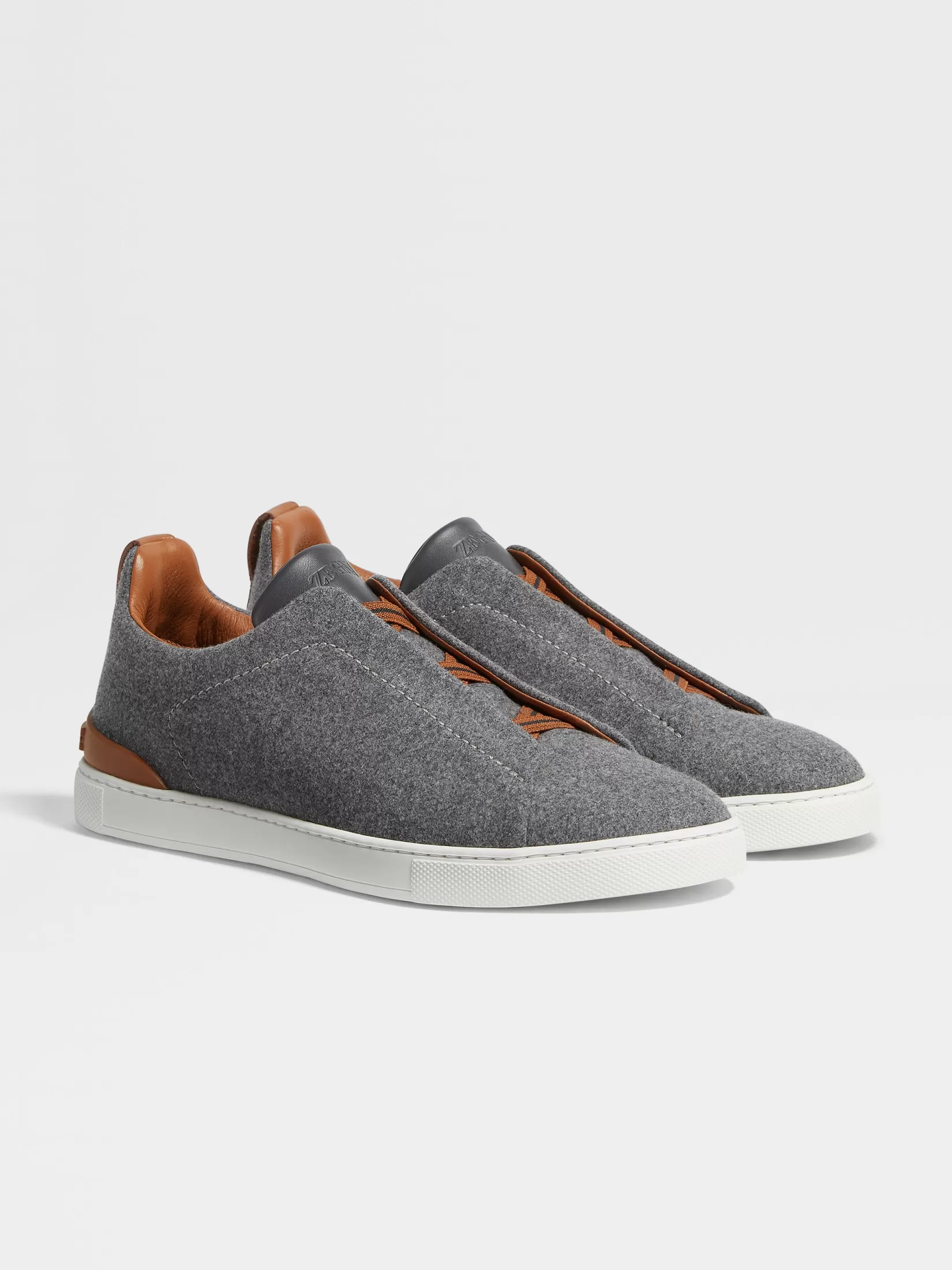 Cheap Sneaker Triple Stitch™ in Lana #UseTheExisting™ Grigio Mélange Sneakers