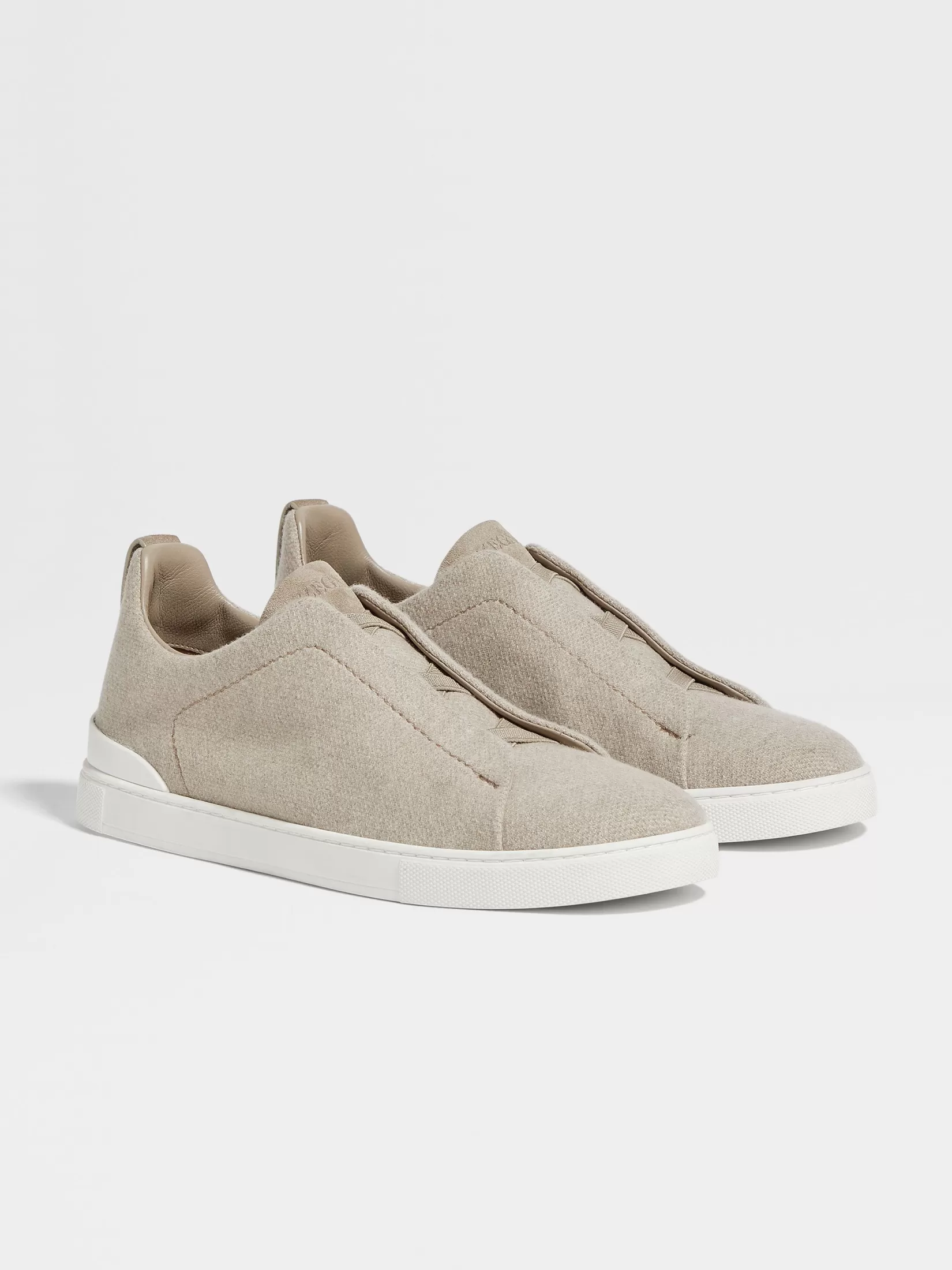 Discount Sneaker Triple Stitch™ in Oasi Cashmere Tortora Chiaro Sneakers