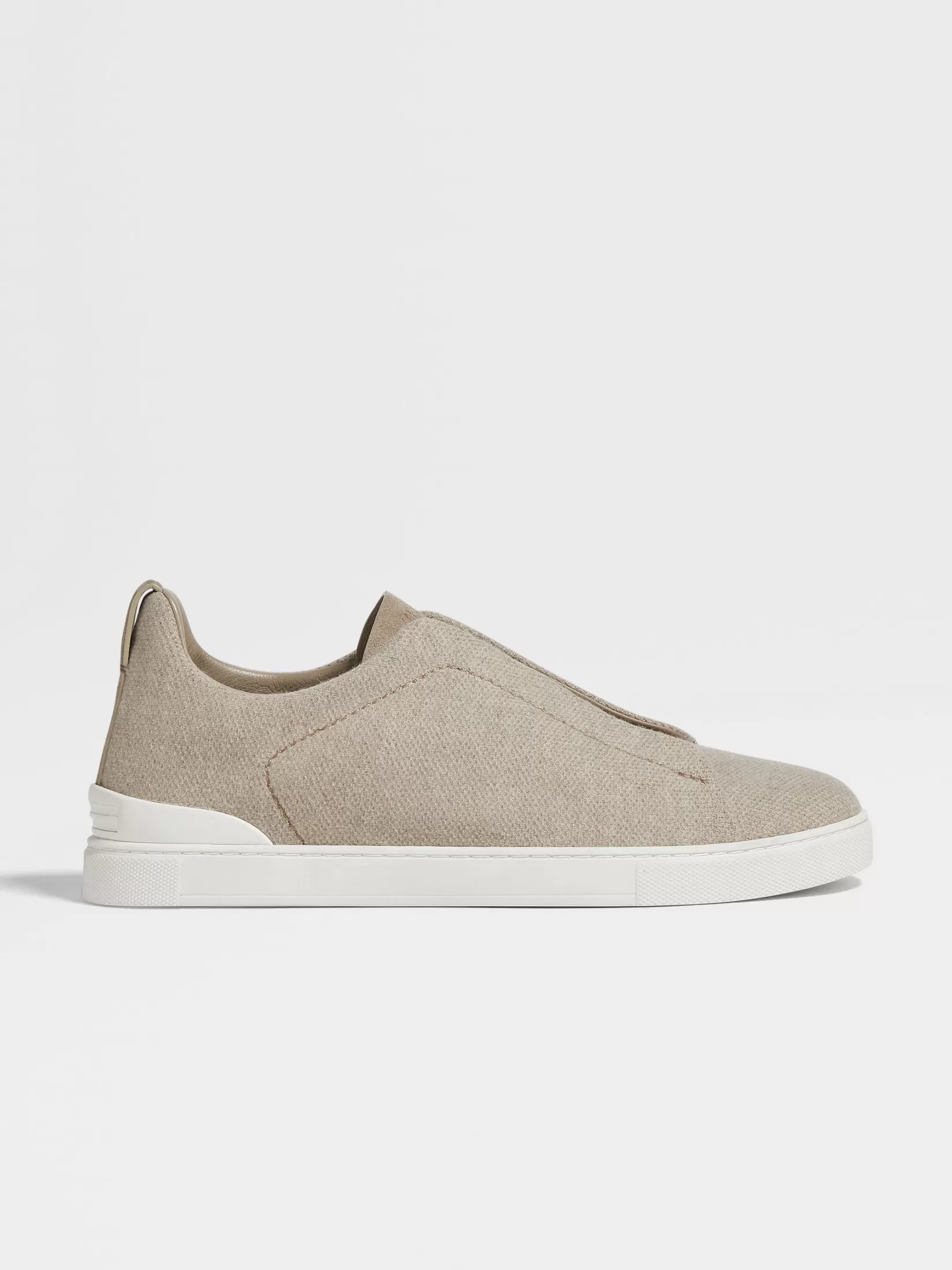 Discount Sneaker Triple Stitch™ in Oasi Cashmere Tortora Chiaro Sneakers