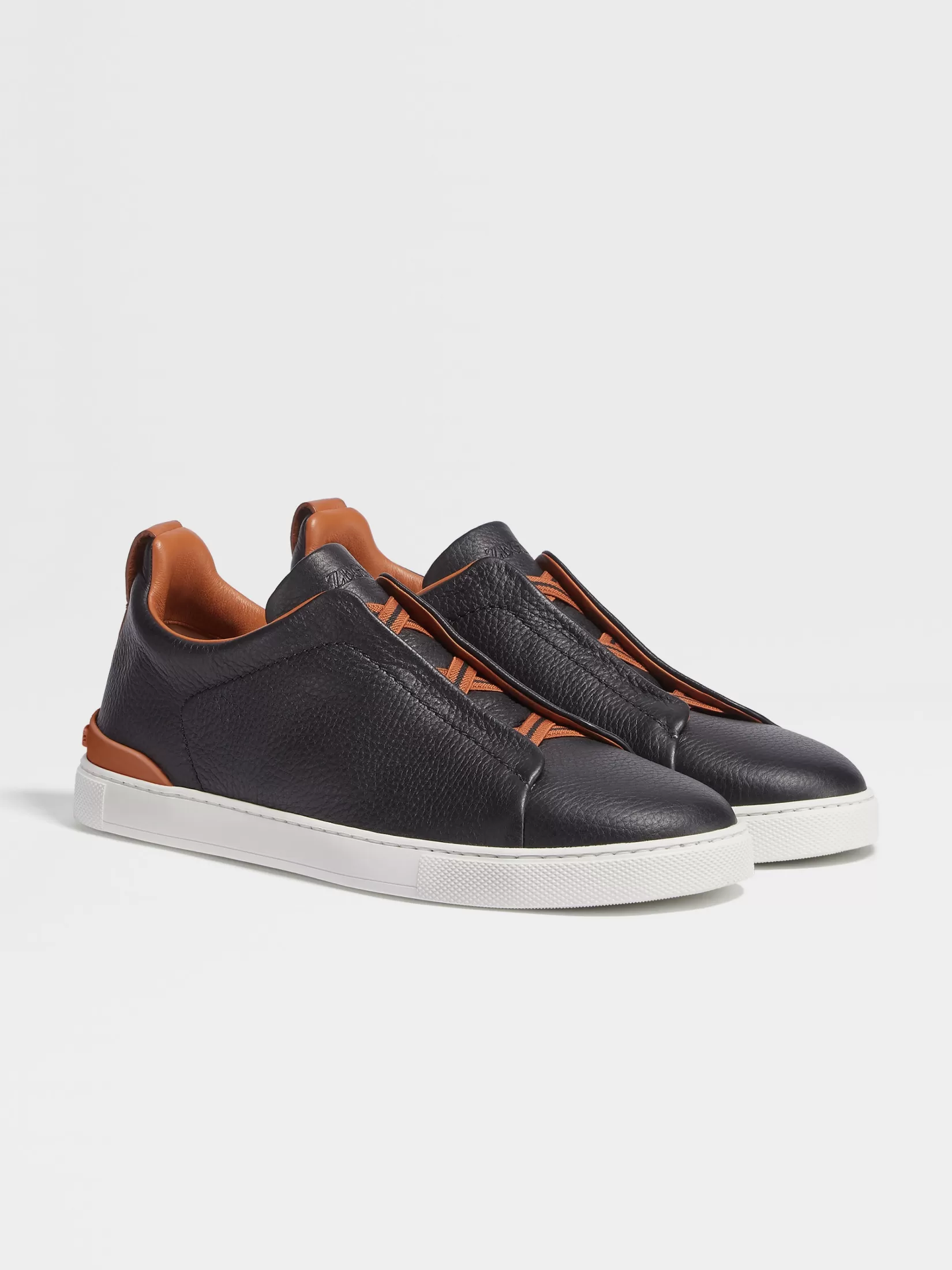Cheap Sneaker Triple Stitch™ in Pelle di Cervo Nere Sneakers