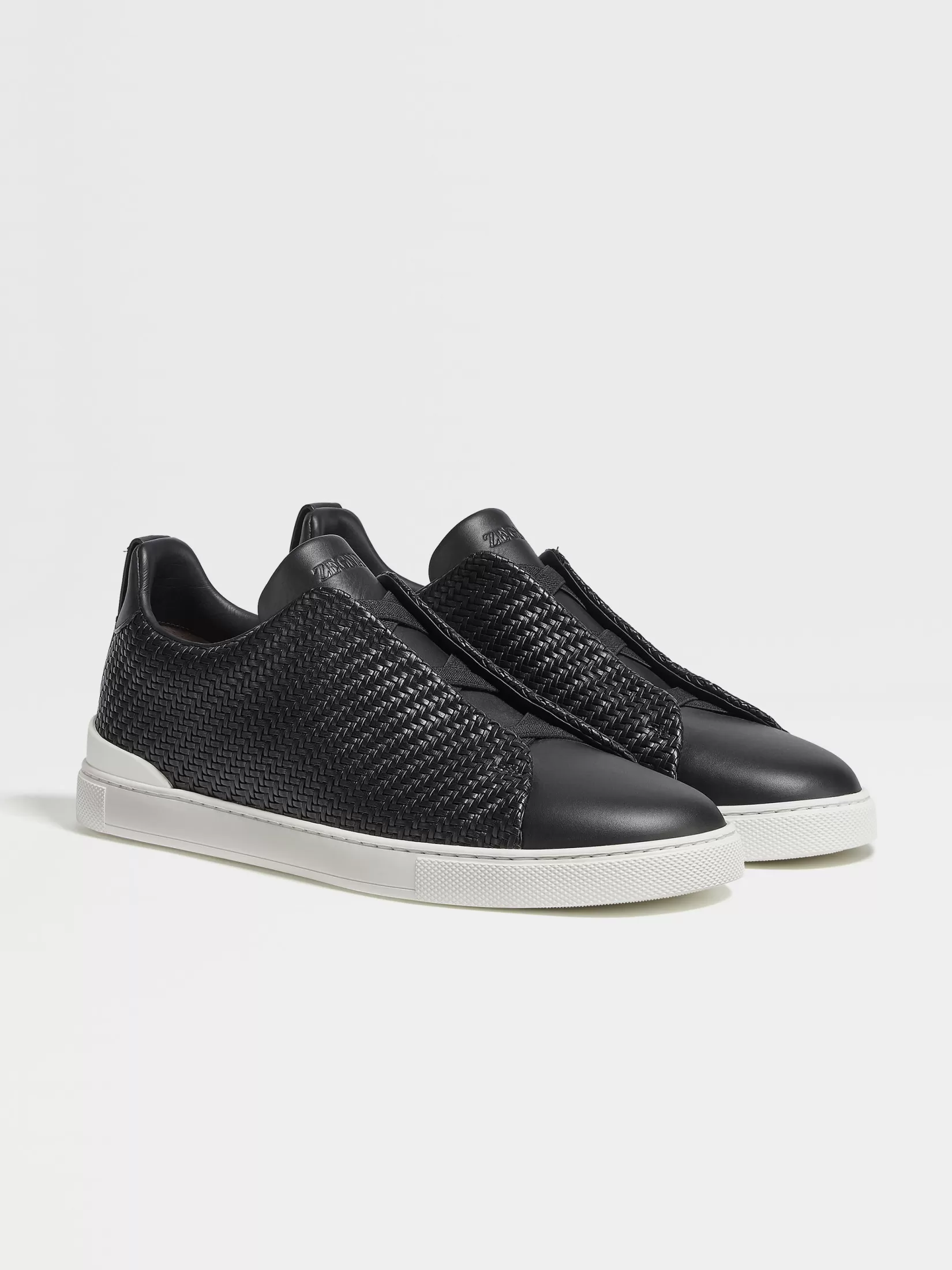 Cheap Sneaker Triple Stitch™ in PELLETESSUTA™ Nera Sneakers