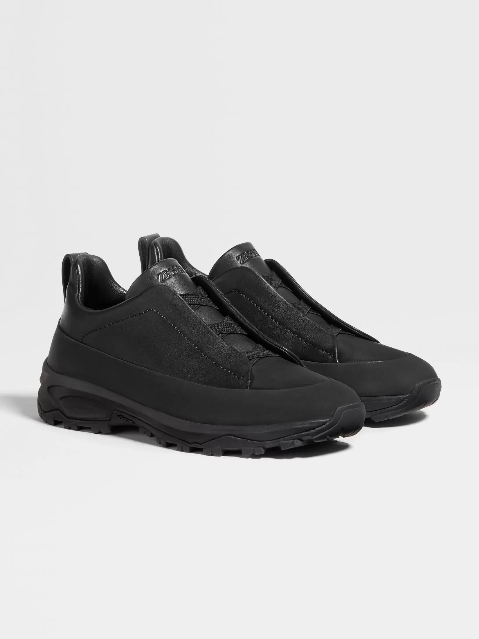 Best Sale Sneaker Triple Stitch™ Monte in Pelle Nera In Viaggio Con Stile | Sneakers