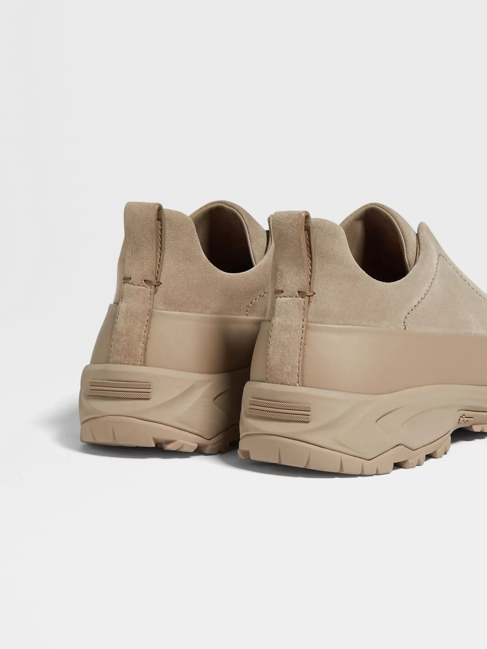 Clearance Sneaker Triple Stitch™ Monte in Suede e Pelle Tortora Chiaro In Viaggio Con Stile | Sneakers