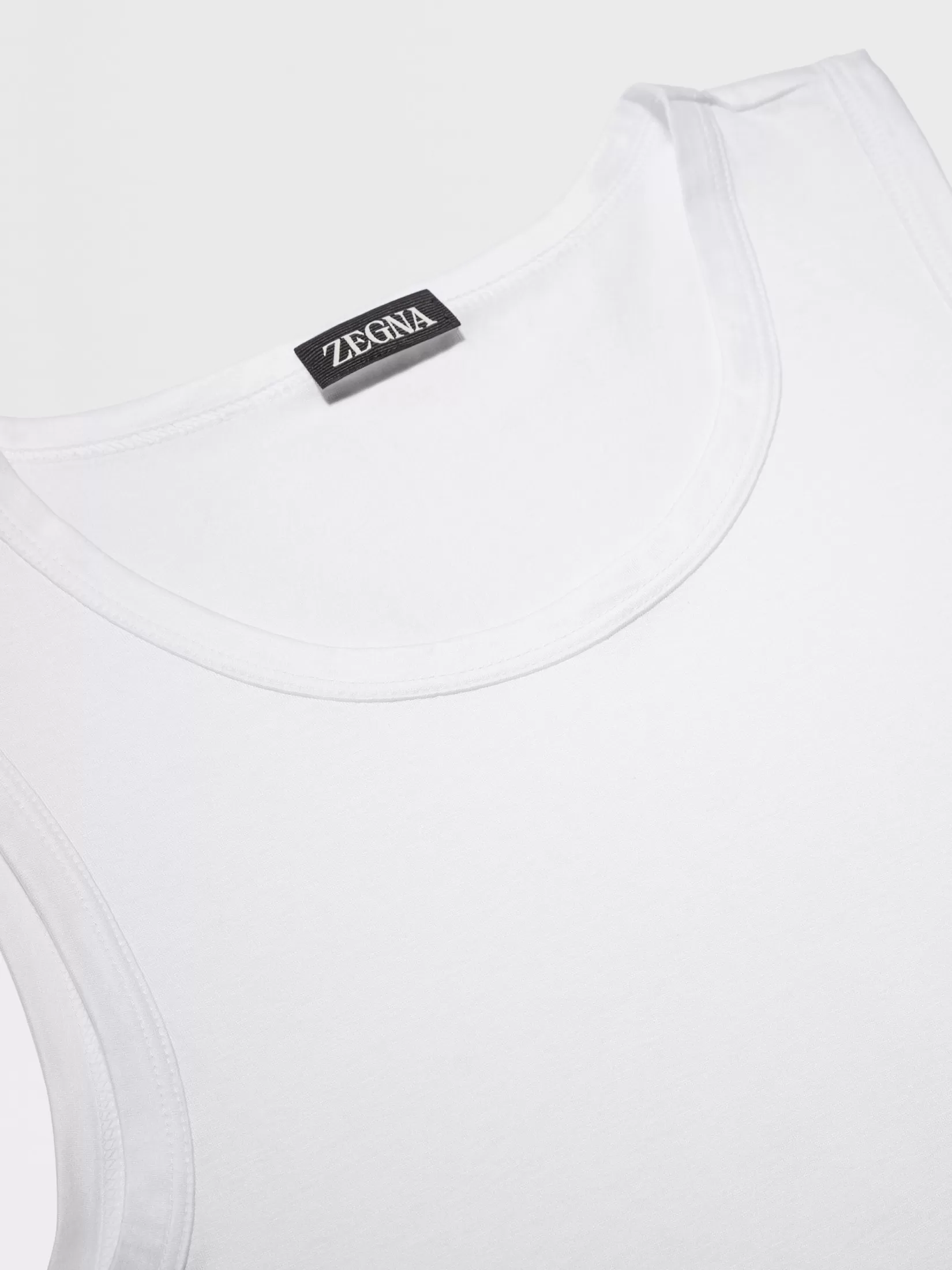Sale Top Smanicato in Cotone Filoscozia Intimo E Calzini | Intimo E Calzini