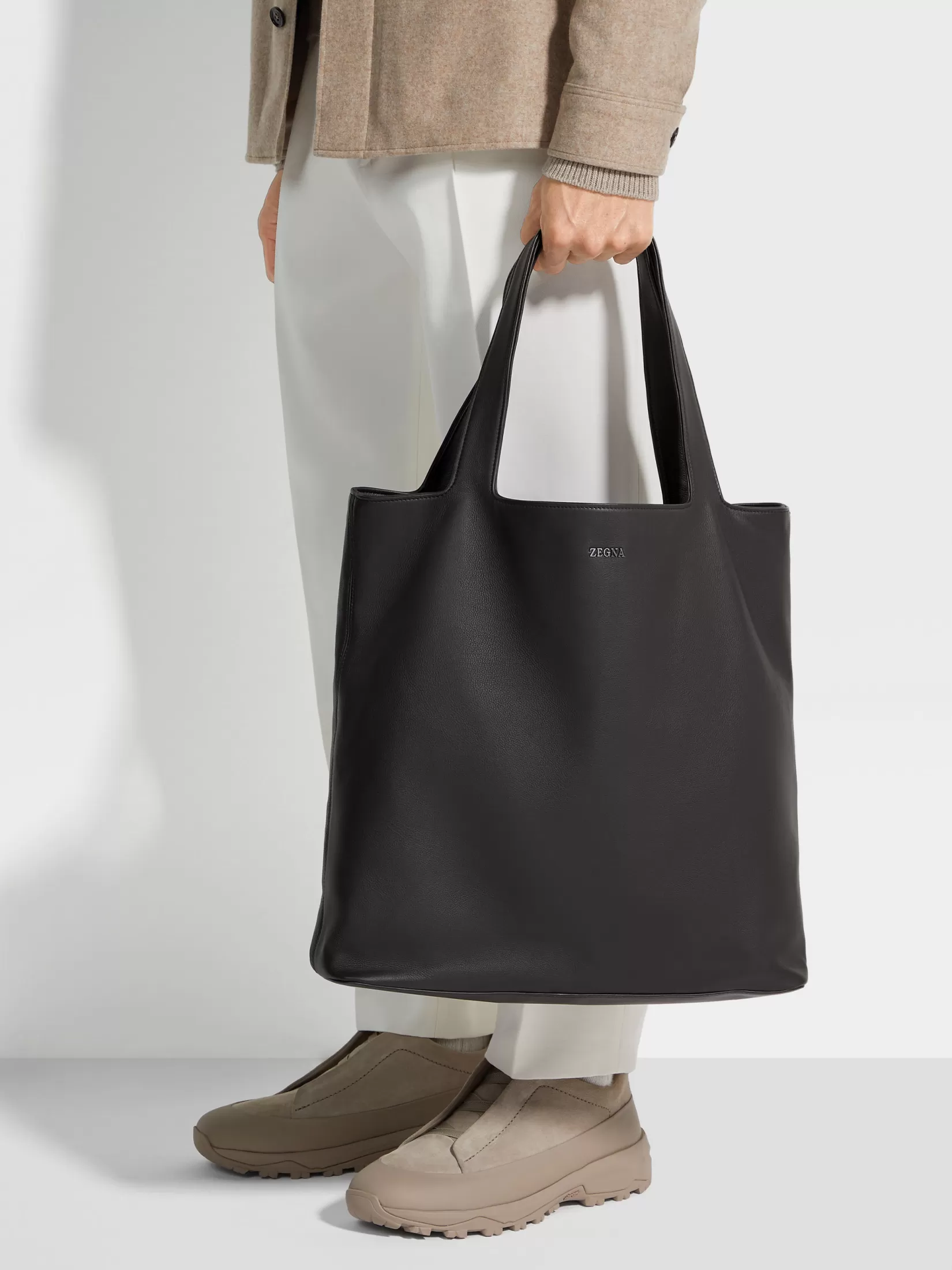 Online Tote Bag SECONDSKIN Marrone Scuro In Viaggio Con Stile | Borse E Portafogli