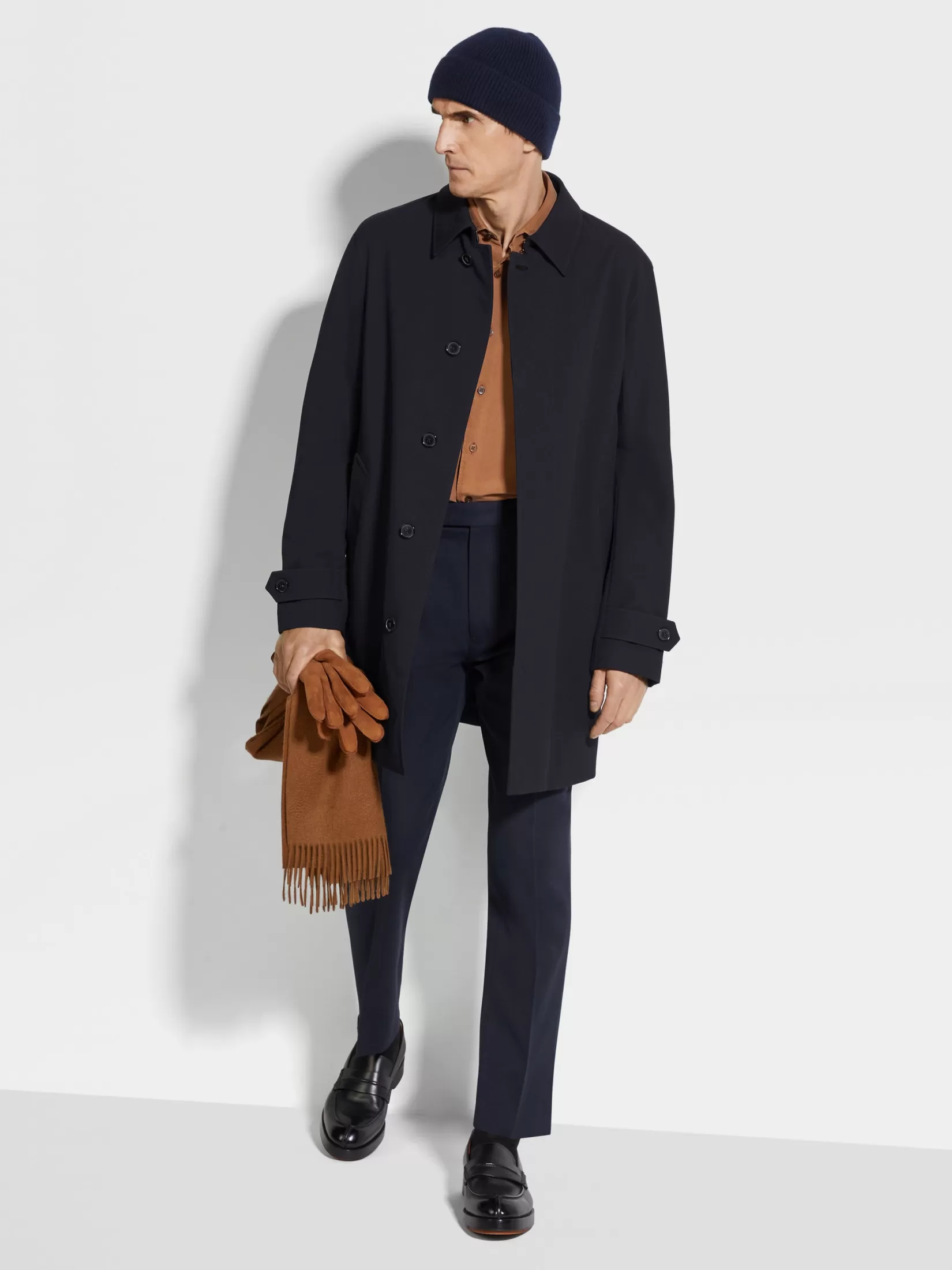 Cheap Trench in Lana Trofeo™ Elements Giacche E Cappotti