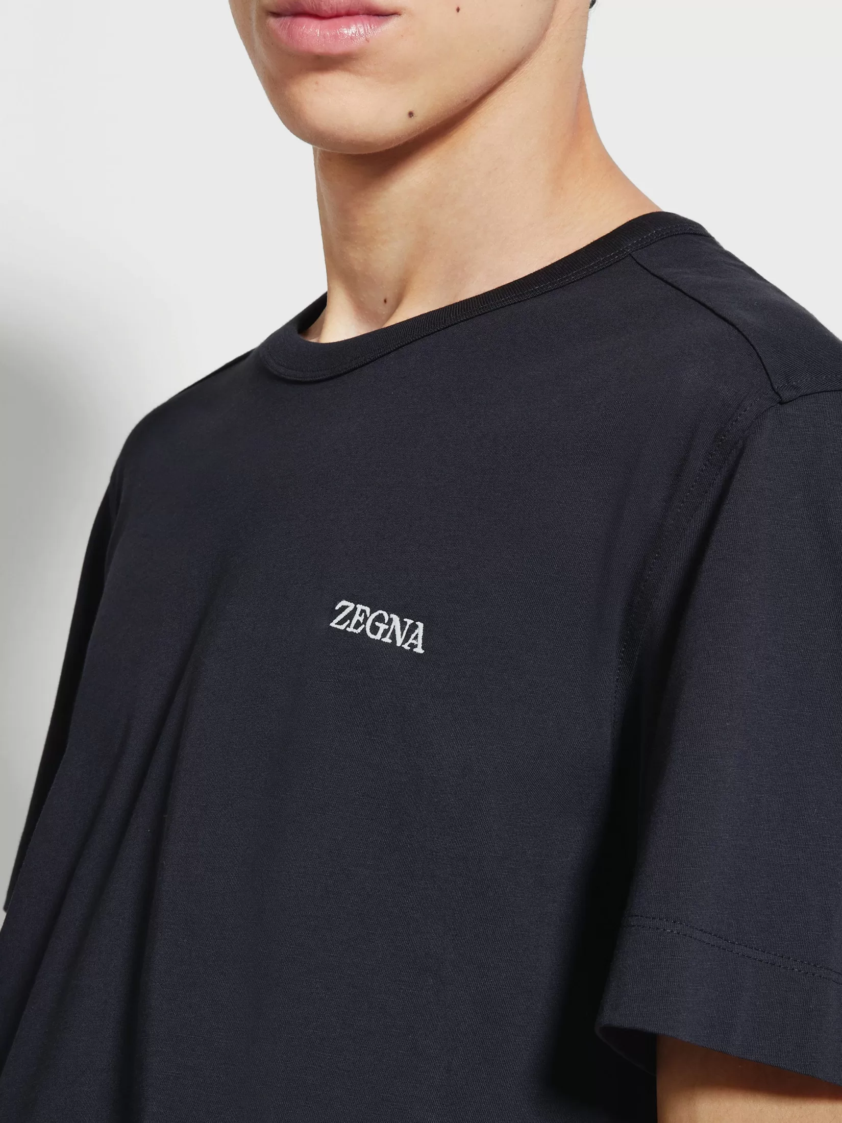 Sale T-shirt in Cotone Blu Navy T-Shirt