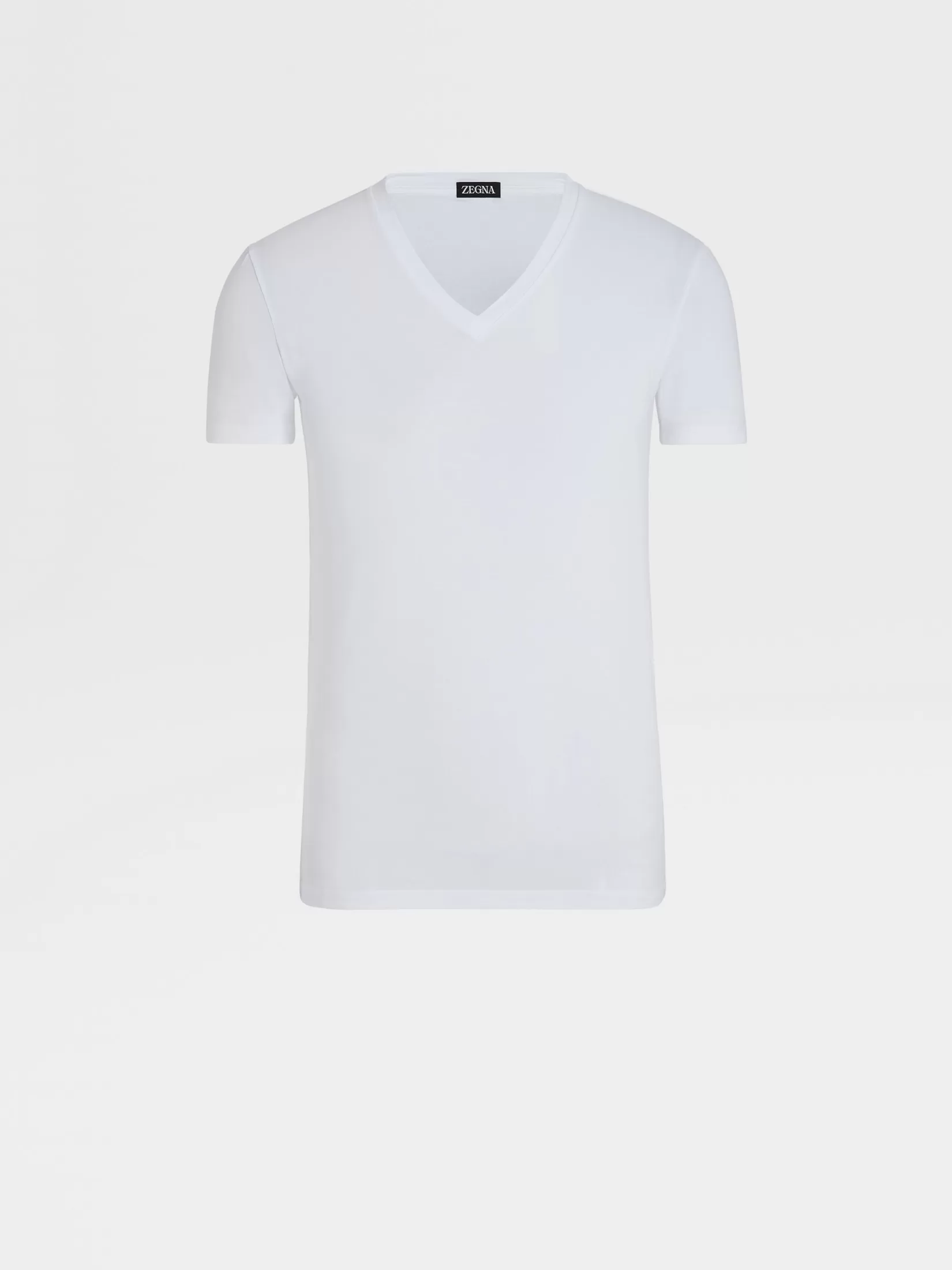 Sale T-shirt in Cotone Elasticizzato Bianca Intimo E Calzini | Intimo E Calzini