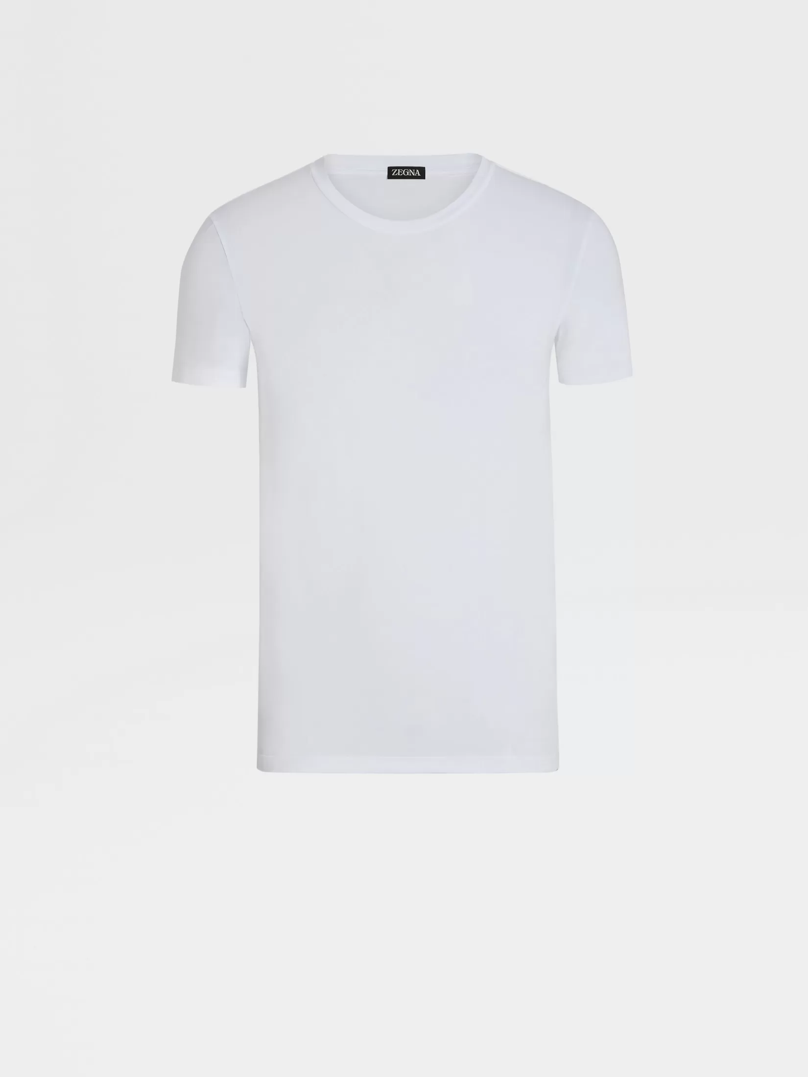 New T-shirt in Cotone Elasticizzato Bianca Intimo E Calzini | Intimo E Calzini