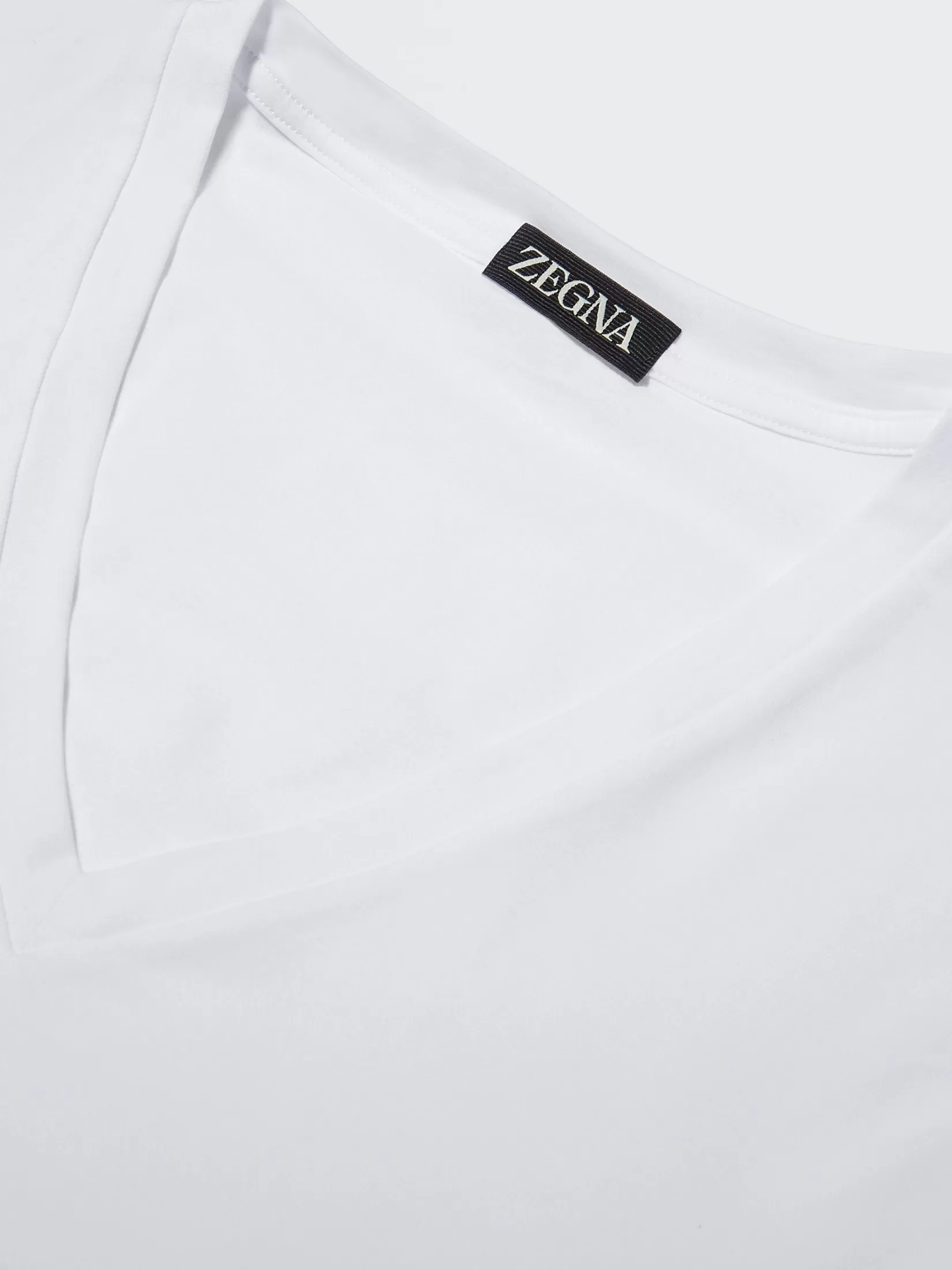 Sale T-shirt in Cotone Elasticizzato Bianca Intimo E Calzini | Intimo E Calzini