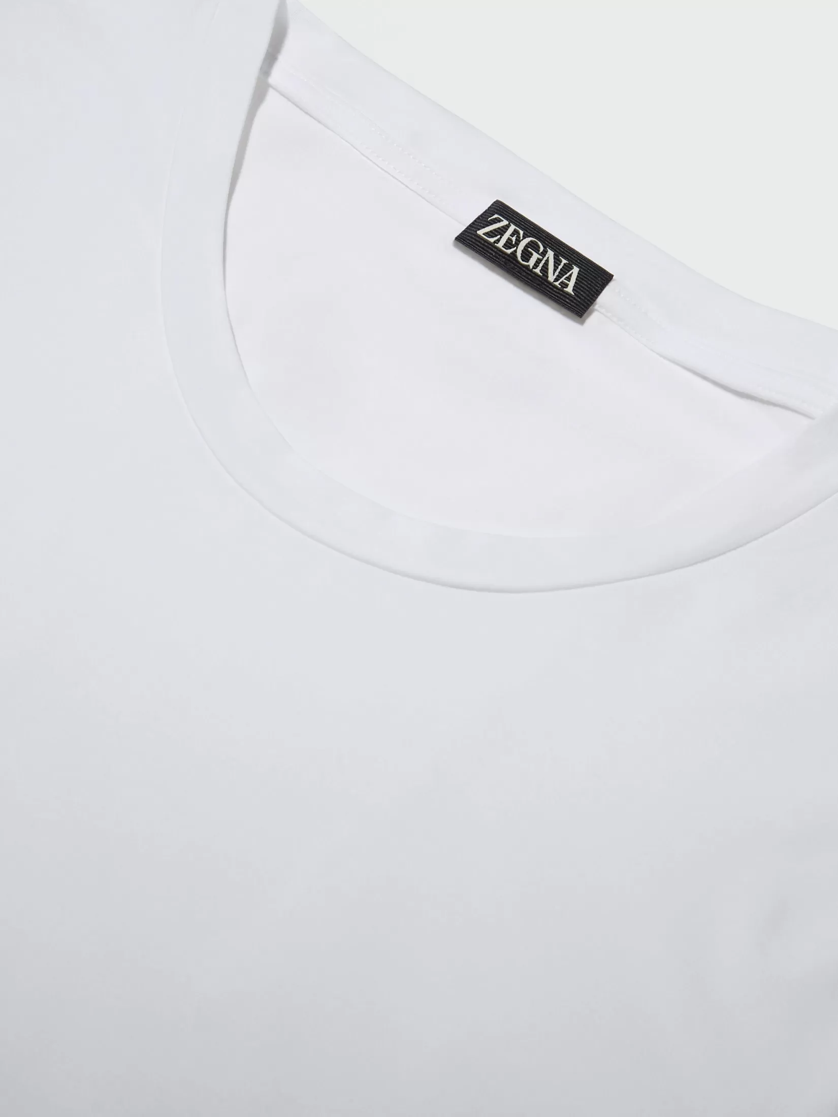 New T-shirt in Cotone Elasticizzato Bianca Intimo E Calzini | Intimo E Calzini