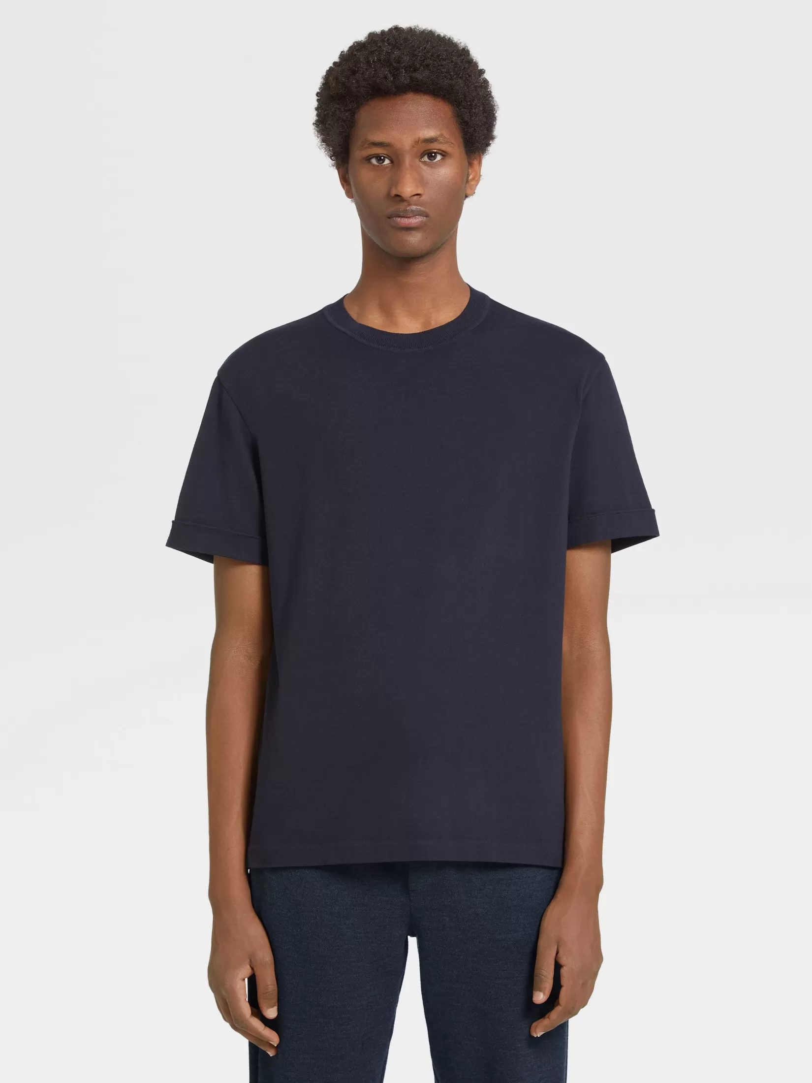 Sale T-shirt in Lana 12milmil12 Blu Navy T-Shirt
