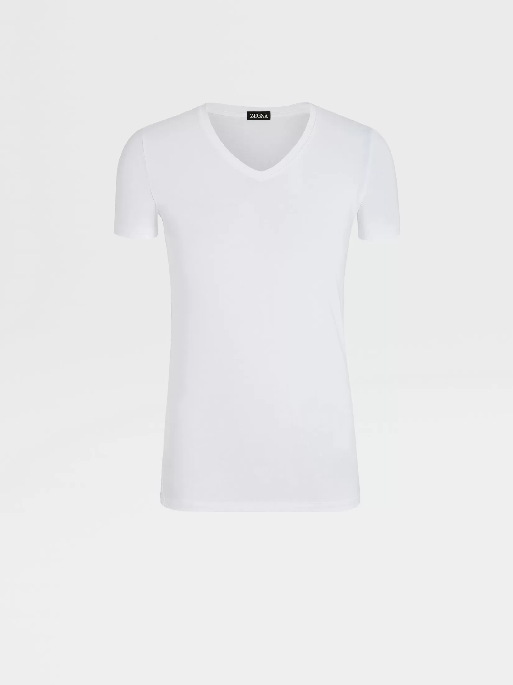 Clearance T-shirt in Modal Elasticizzato Bianca Intimo E Calzini | Intimo E Calzini