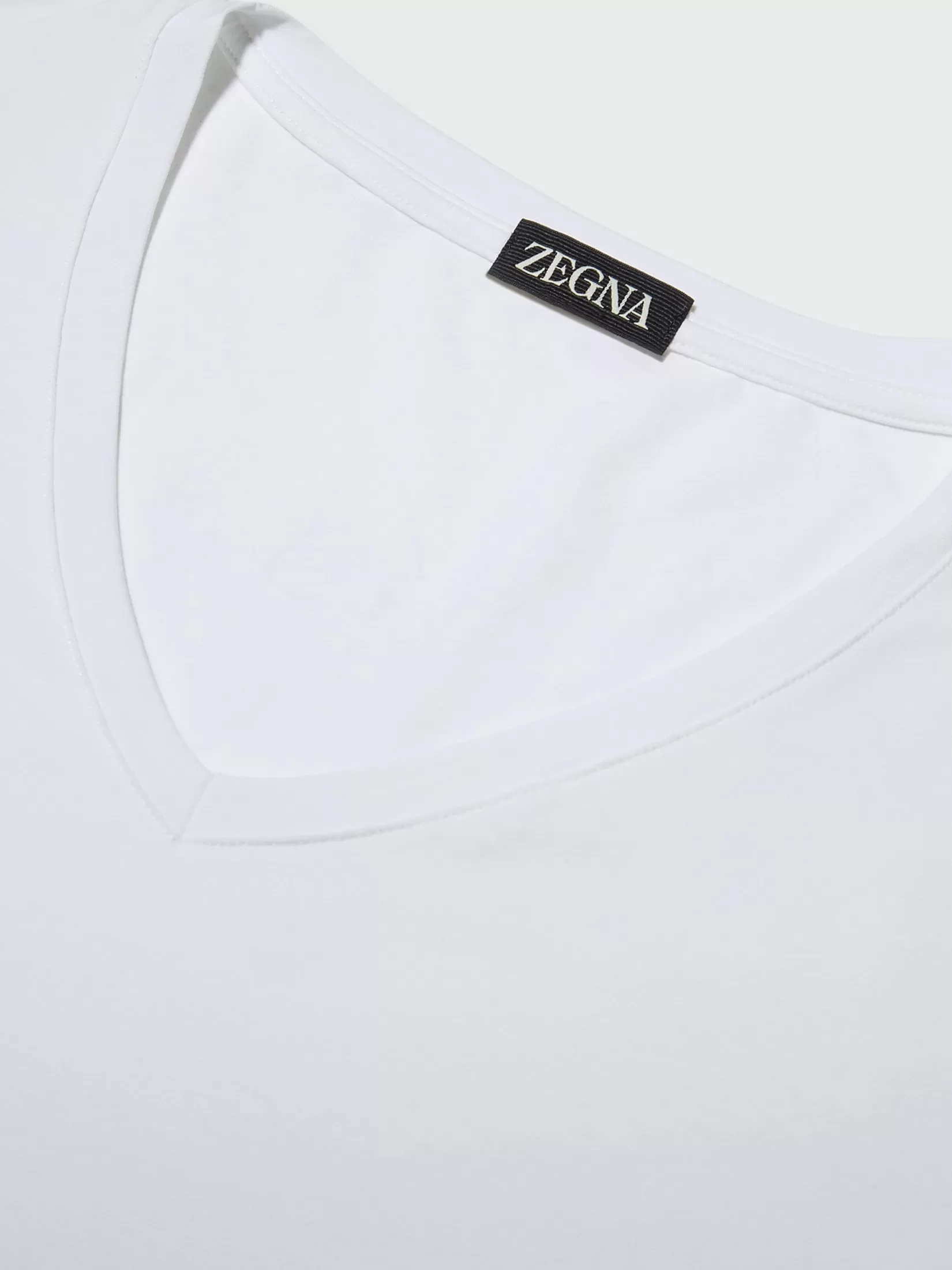 Clearance T-shirt in Modal Elasticizzato Bianca Intimo E Calzini | Intimo E Calzini
